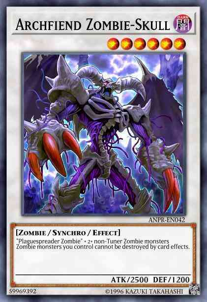 Archfiend Zombie-Skull - ANPR-EN042 - Super Rare - Unlimited