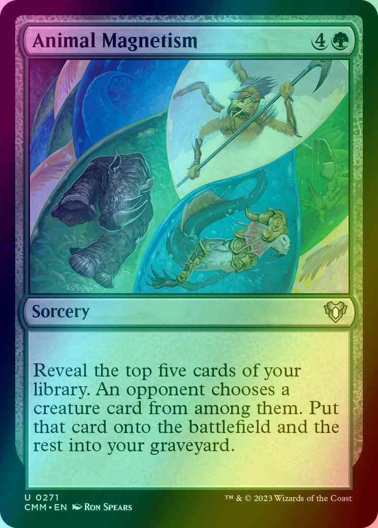 Animal Magnetism [271] [Commander Masters] [Foil]