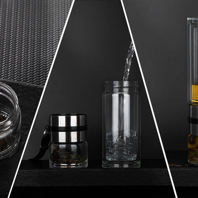Upyoga Sense - Double-Wall Glass Tea Infuser