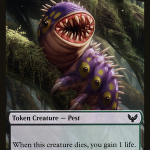 Blood Token (17) // Pest Token (05) [VOW/STX Set Symbol] [Challenger Deck 2022 Tokens ] [Non-Foil]