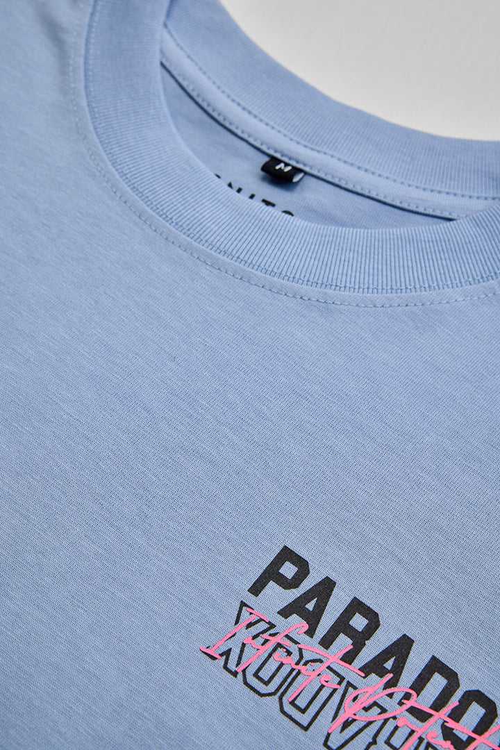 Paradox Light Blue Oversized T-Shirt