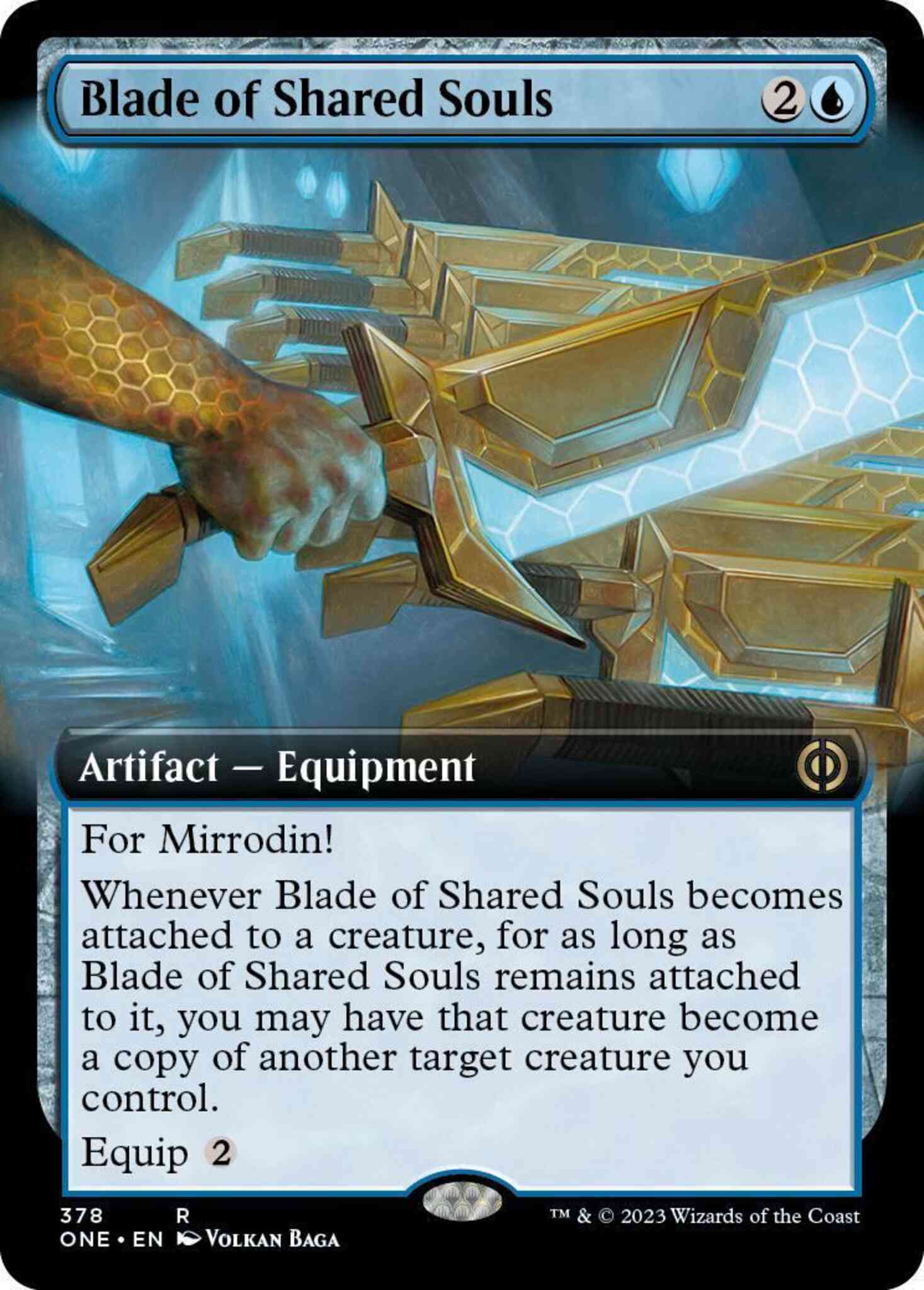 Blade of Shared Souls [378] [Extended Art] [Phyrexia: All Will Be One] [Non-Foil]