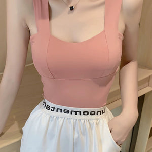 Basco Seamless Tank Tops with Inbuilt Bra