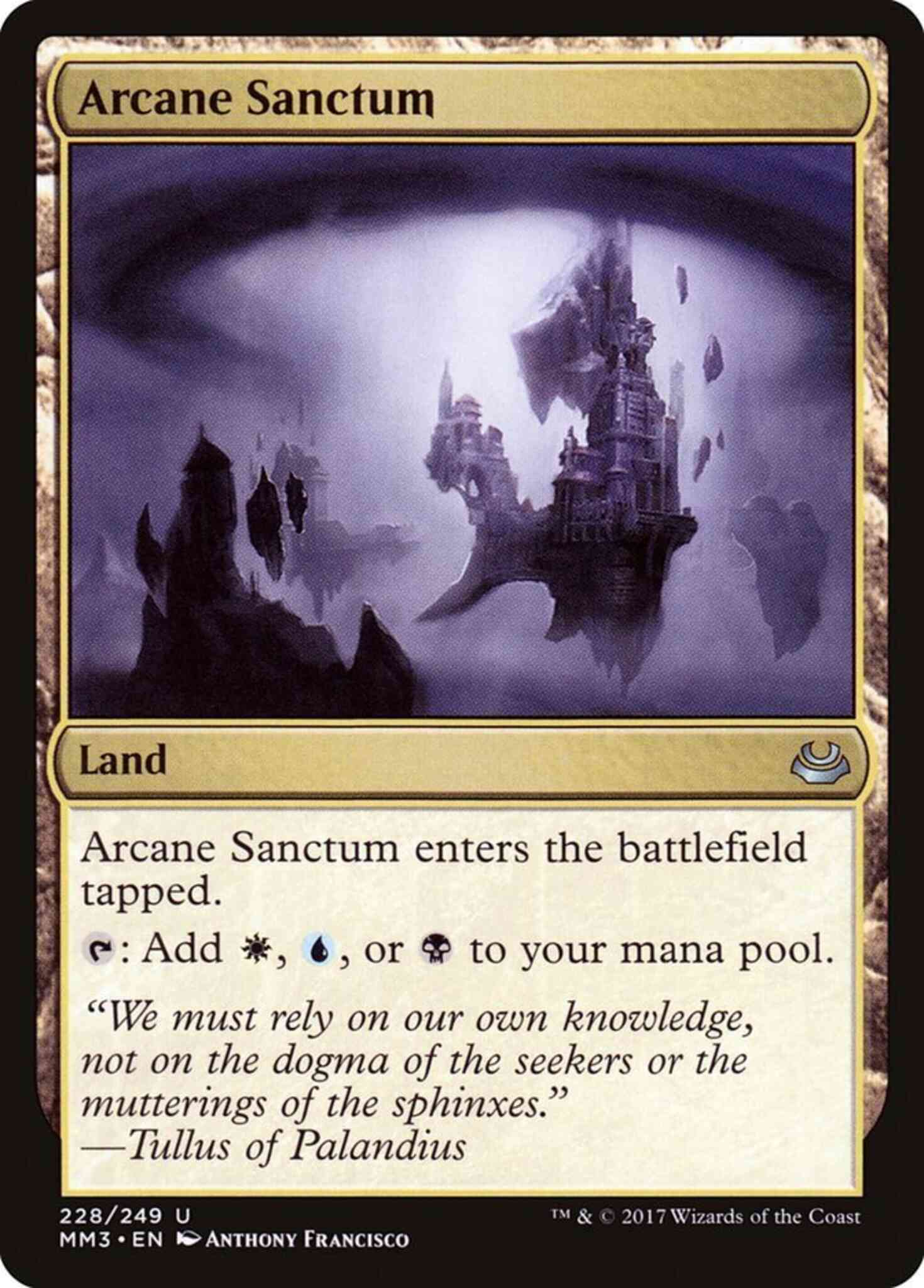 Arcane Sanctum [228] [Modern Masters 2017] [Non-Foil]