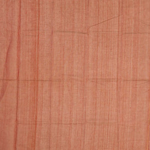 Brown Handloom Kanchi Cotton Saree With Checks & Lotus Buttas