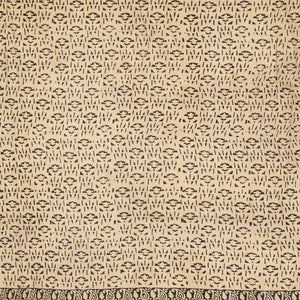 Rust Handloom Chanderi Cotton Saree With Printed Floral Motifs