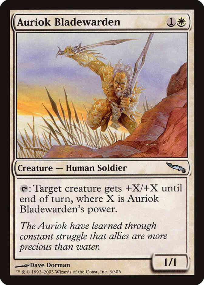 Auriok Bladewarden [3] [Mirrodin] [Non-Foil]