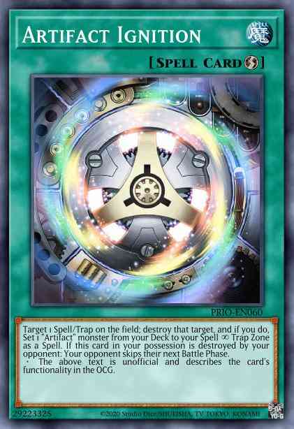 Artifact Ignition - MP15-EN034 - Ultra Rare - 1st Edition