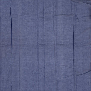 Dark Blue Handloom Rasipuram Cotton Saree With Annam Buttas