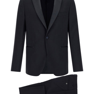 Pal Zileri Wool And Satin Dress