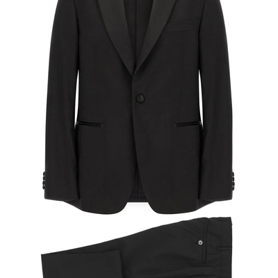 Pal Zileri Wool And Satin Dress