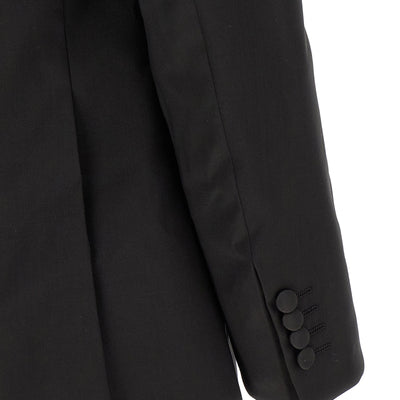 Pal Zileri Wool And Satin Dress