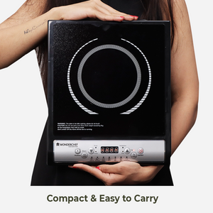 Torino Induction Cooktop with 11 Pre-set Cooking Menus|2000 Watt