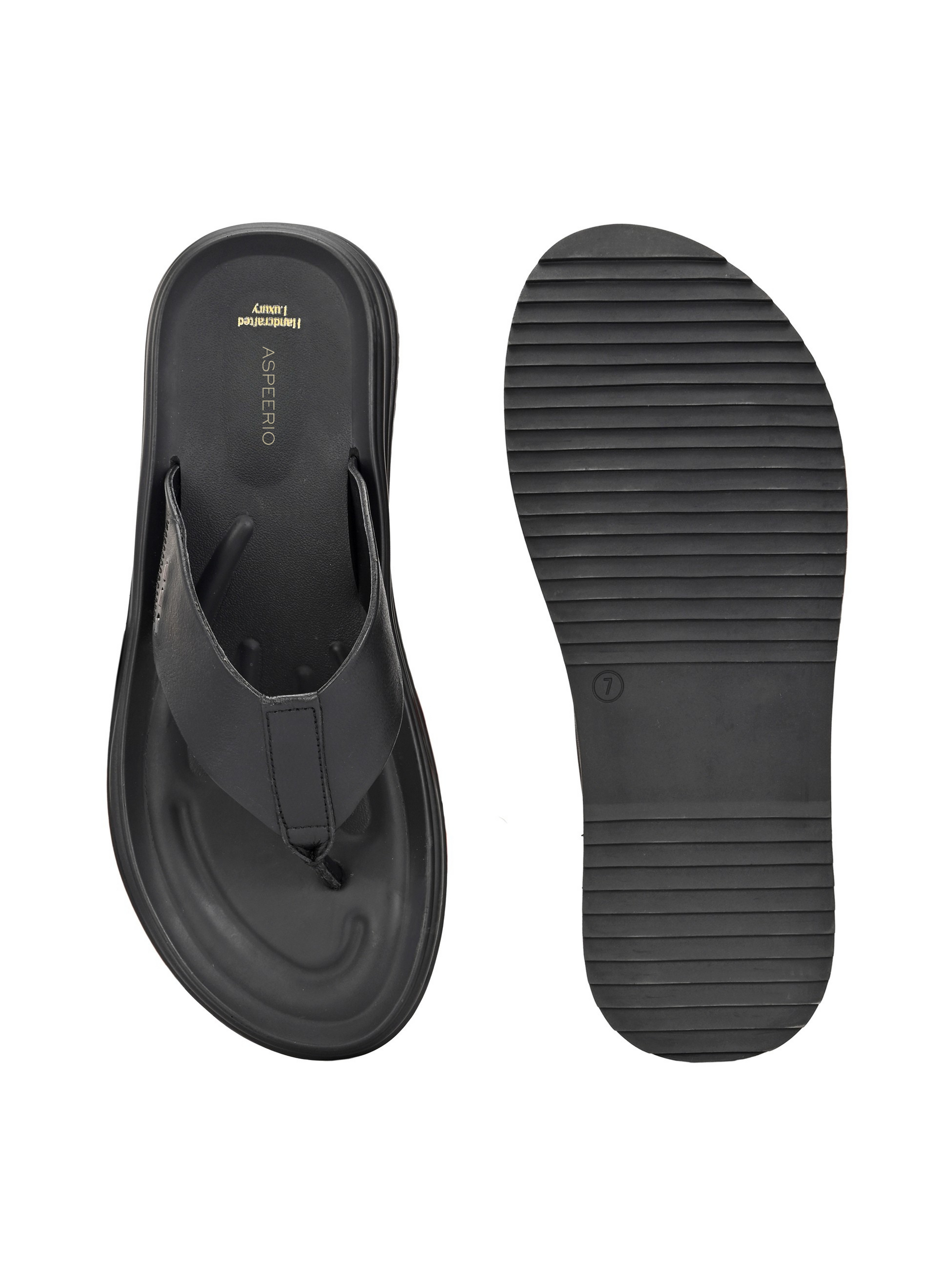 Comet Leather Slippers by Aspeerio