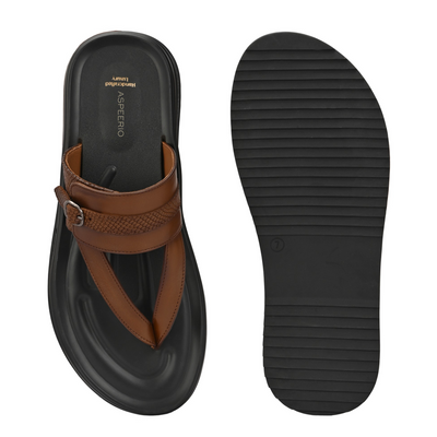 Comet Leather Slippers by Aspeerio