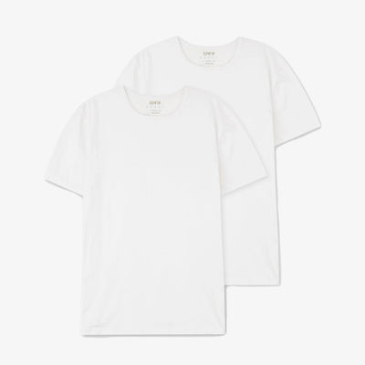 EDWIN | DOUBLE PACK SS TEE PACK OF 2 { WHITE