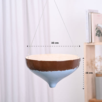 Ceramic Hanging Pot Cosmic Stone