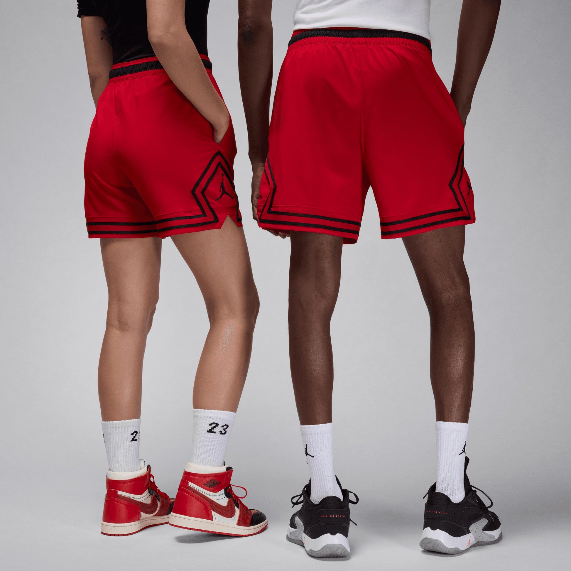 JORDAN | DRI-FIT WOVEN DIAMOND SHORTS { GYM RED/BLACK/BLACK