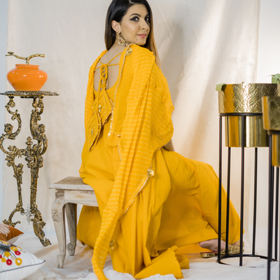 Tangelo Leheriya Suit Set