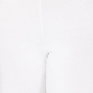 Smooth Mid-thigh Cotton Shortie Liner (Pack of 2) - Black-White