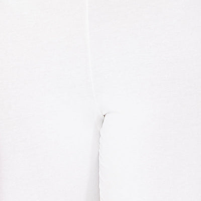 Smooth Mid-thigh Cotton Shortie Liner (Pack of 2) - Black-White