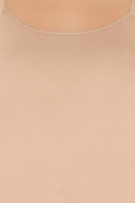 Cotton Camisole (Pack of 2) - Black- Nude