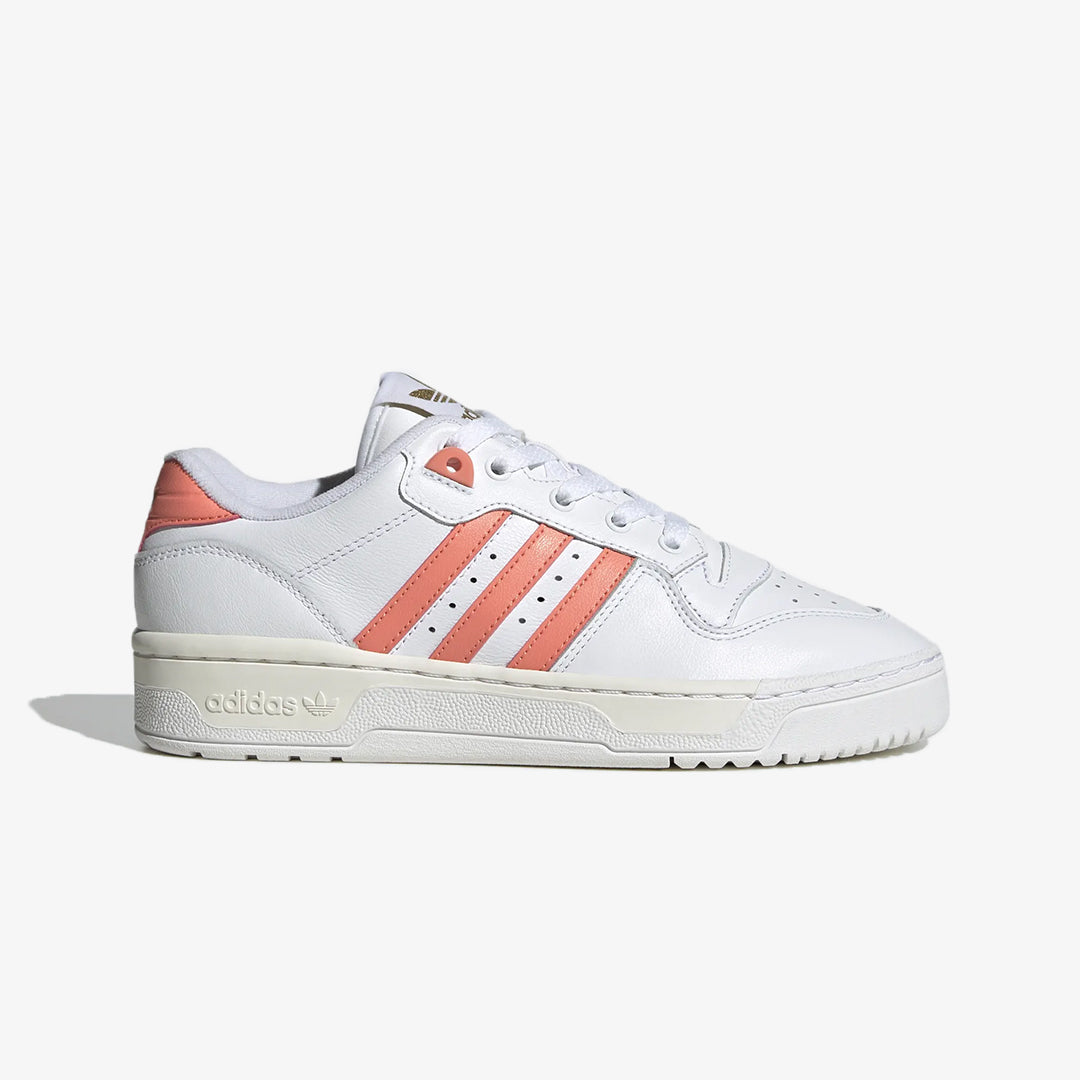 Adidas Originals | RIVALRY LOW  { WHITE/GOLD METALLIC
