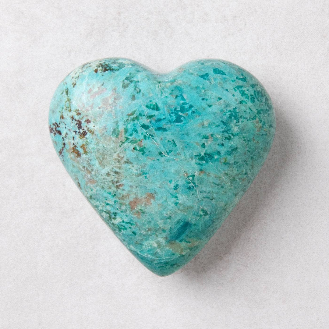 Natural Peruvian Turquoise Hearts  - AAA Premium Quality