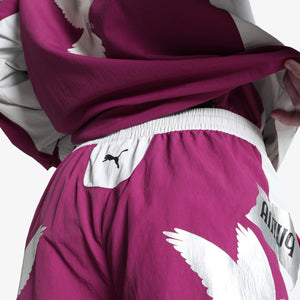 PUMA | MAS TIEMPO RELAXED FIT SHORTS { MAGENTA GLEAM