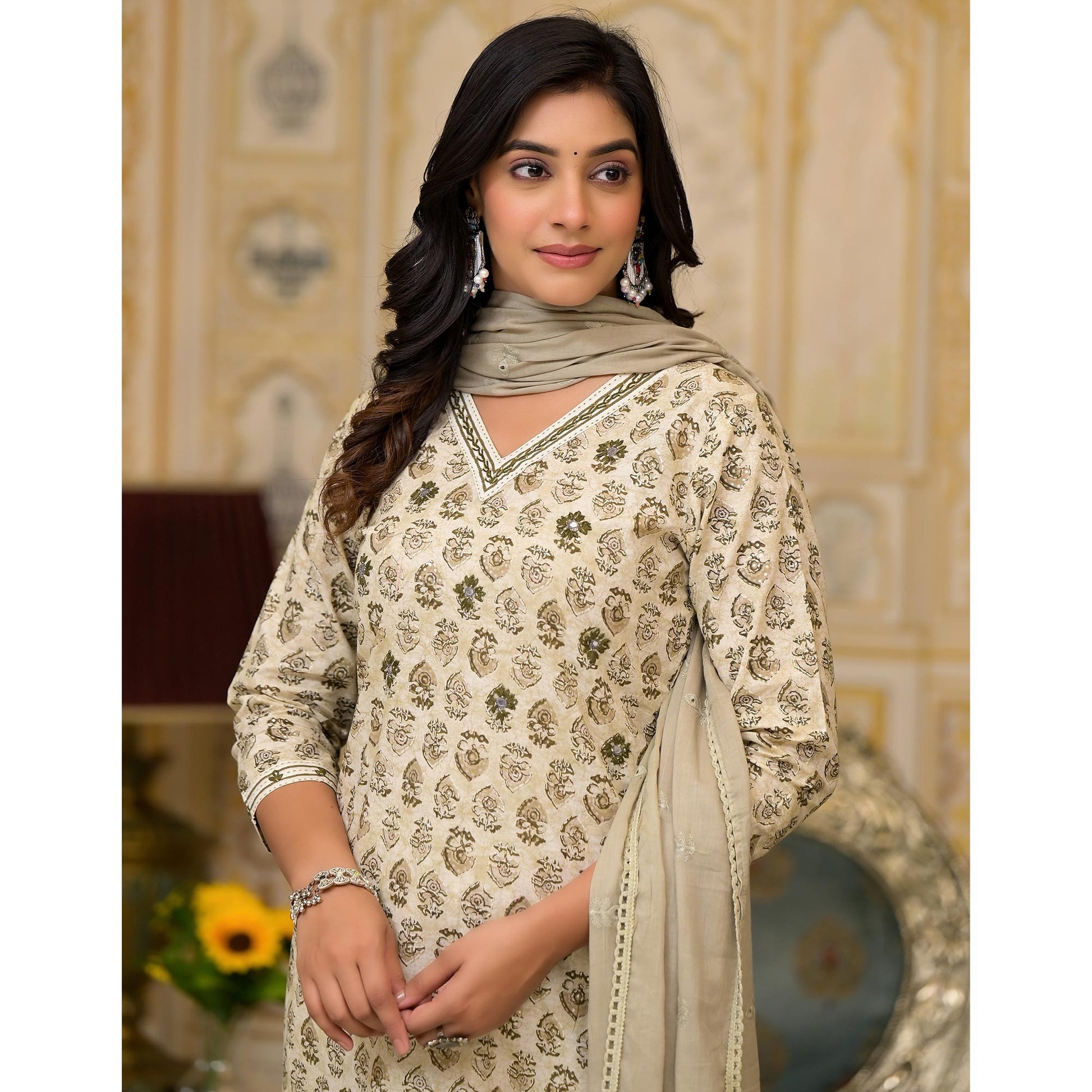 green-floral-printed-pure-cotton-straight-salwar-suit-1