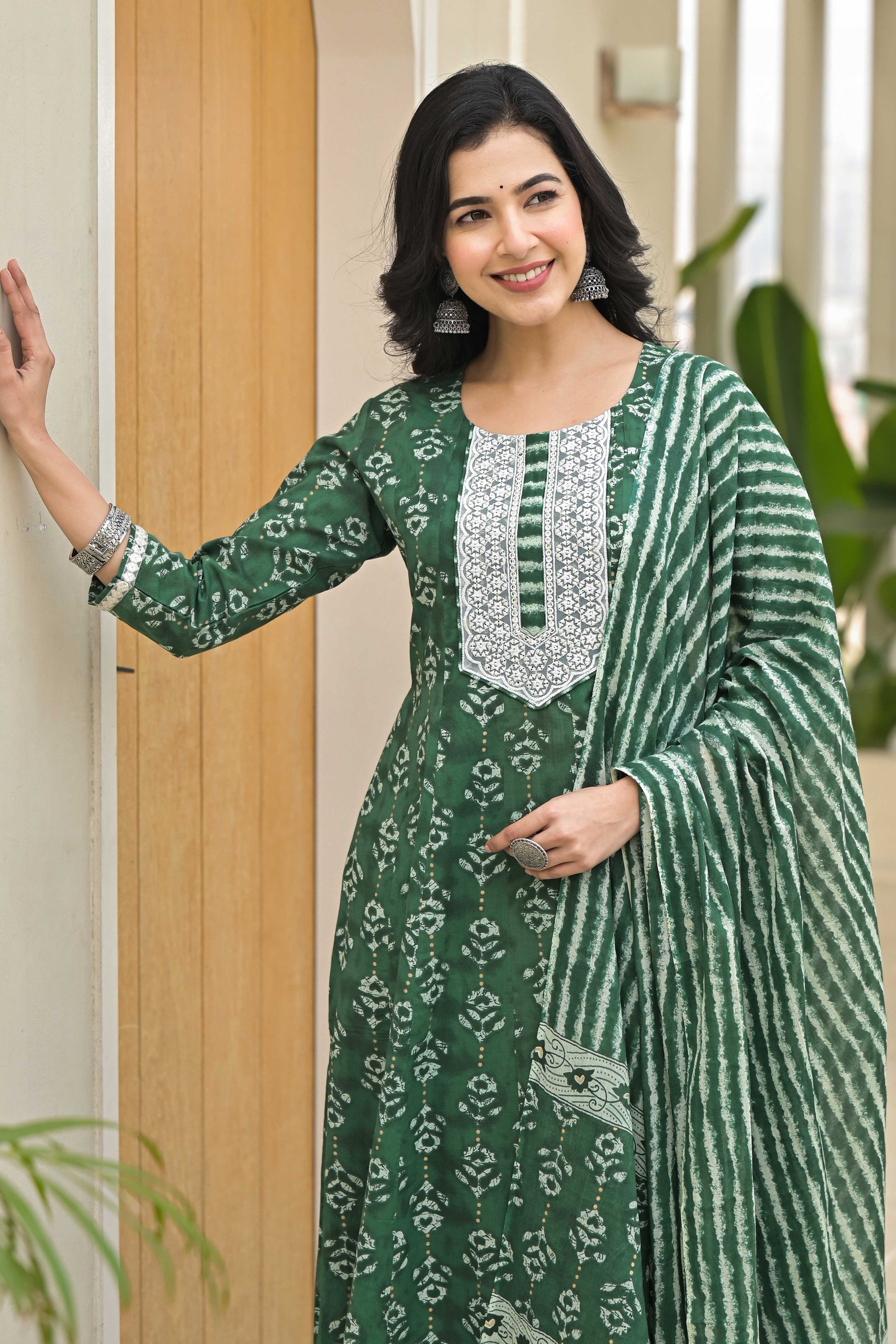 green-floral-printed-pure-cotton-anarkali-salwar-suit-1