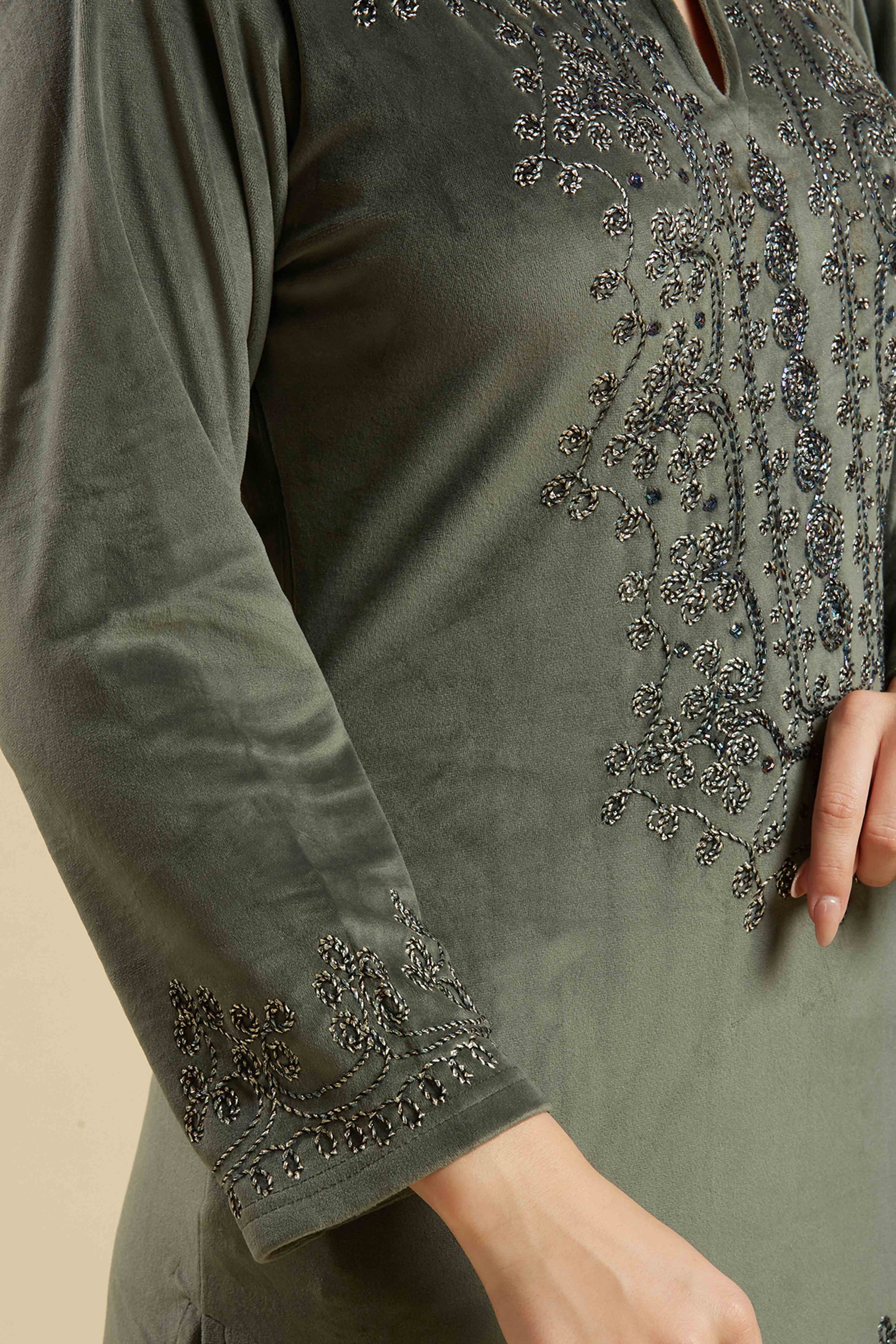 grey-embroidered-velvet-straight-salwar-suit