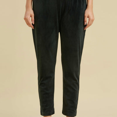 green-embroidered-velvet-front-slit-top-bottom-set