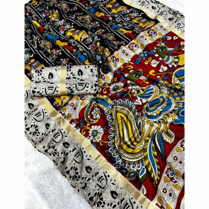 grey-black-kalamkari-printed-pure-mulmul-cotton-saree