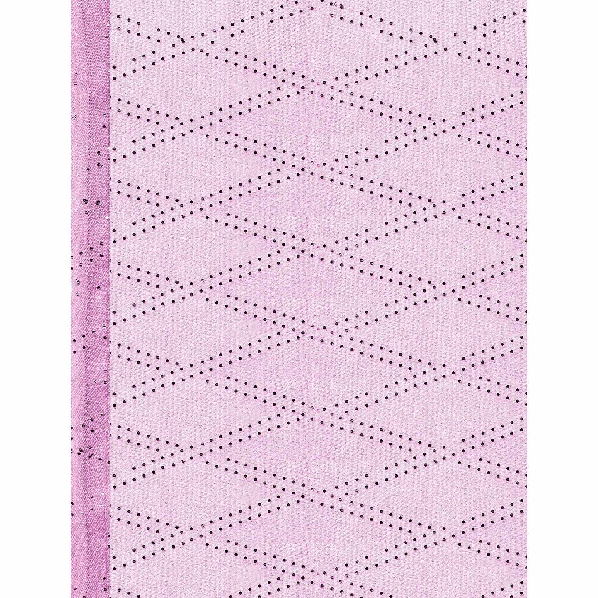 Light Purple Foil Printed Rayon Saree