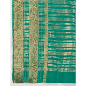 green-floral-zari-woven-organza-saree
