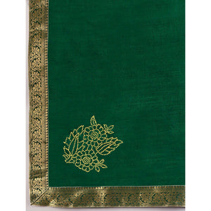 green-floral-swarovski-work-vichitra-silk-saree-with-lace-border