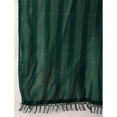 green-swarovski-work-chiffon-saree-with-tassels-1