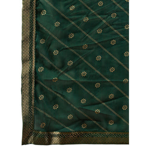 green-floral-foil-printed-chiffon-saree-with-lace-border-1