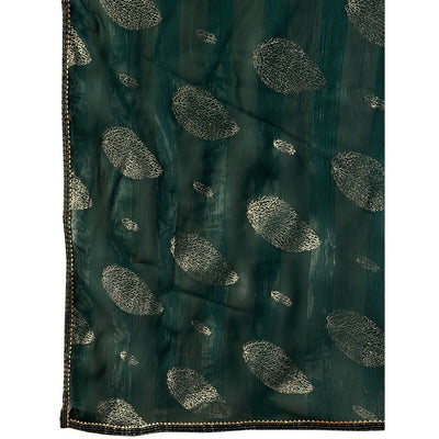 green-foil-printed-chiffon-saree-with-gota-patti-lace-border