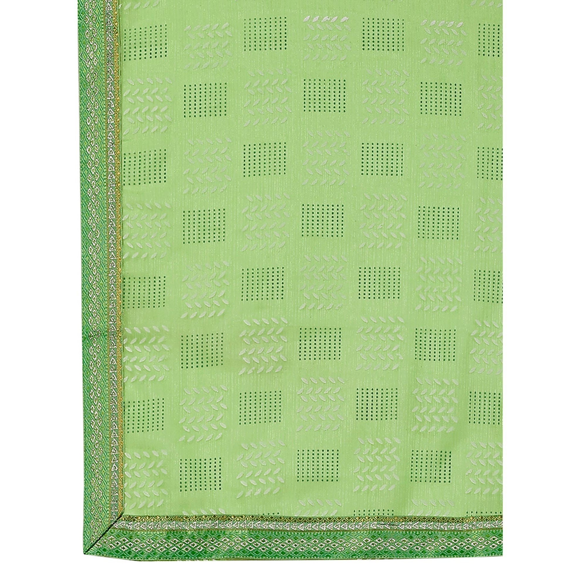 green-printed-chiffon-saree-with-lace-border-4