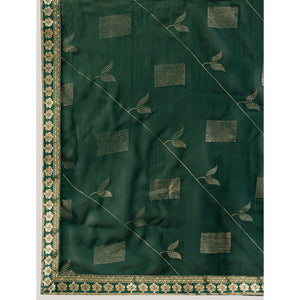 green-floral-foil-printed-chiffon-saree-with-lace-border-2