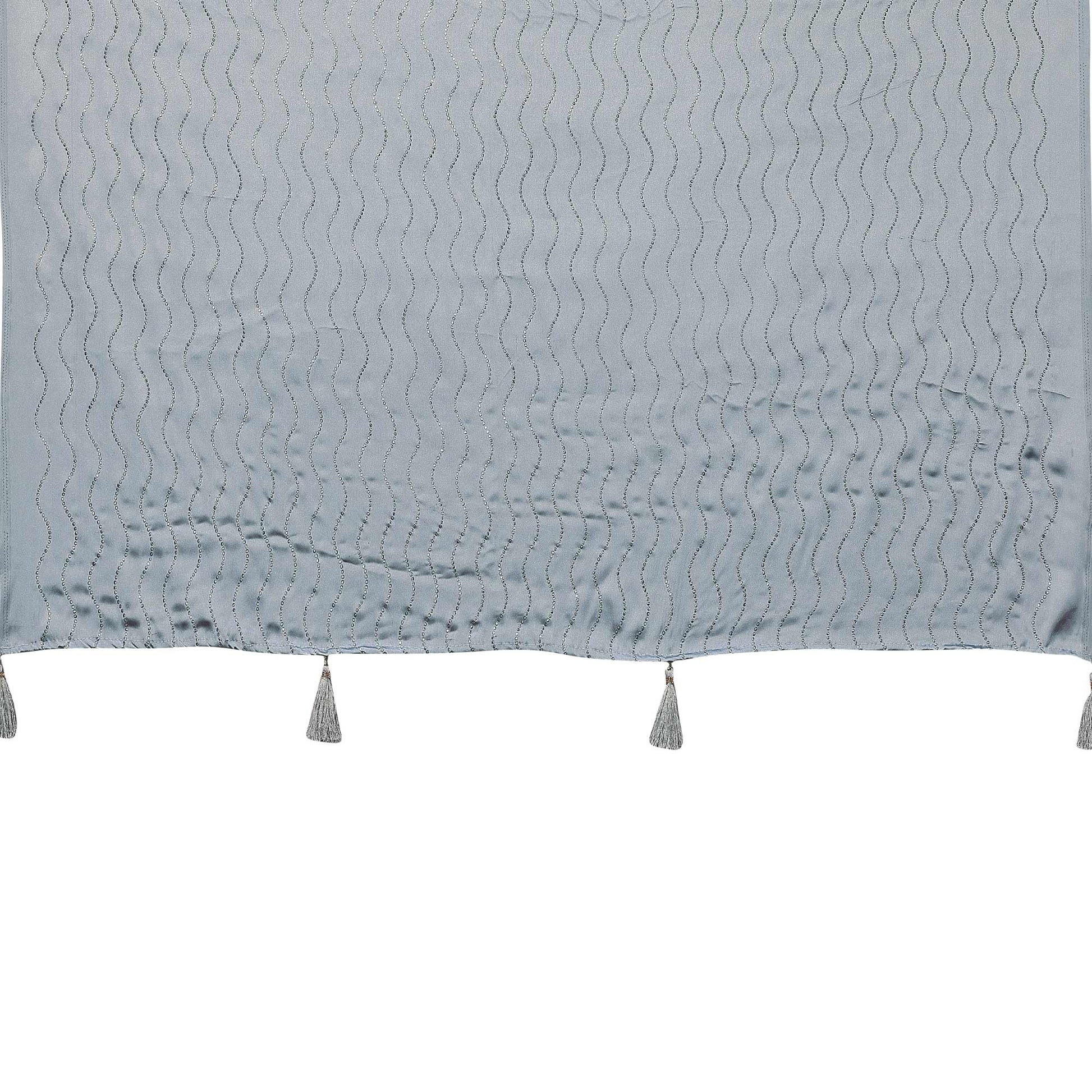 grey-mukaish-work-satin-saree-with-tassels