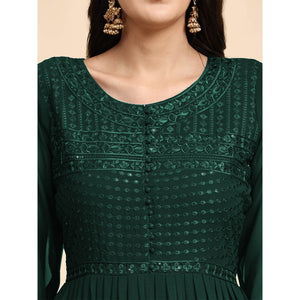 green-sequins-embroidered-georgette-semi-stitched-suit