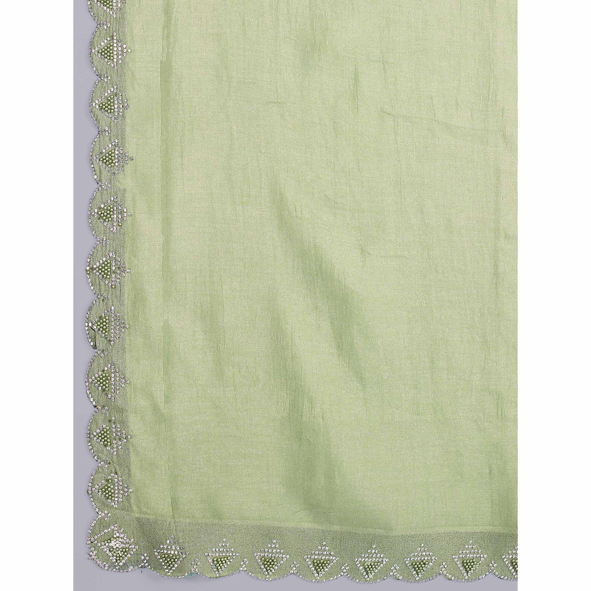 green-solid-with-zarkan-pearl-diamond-lace-khadi-shimmer-saree