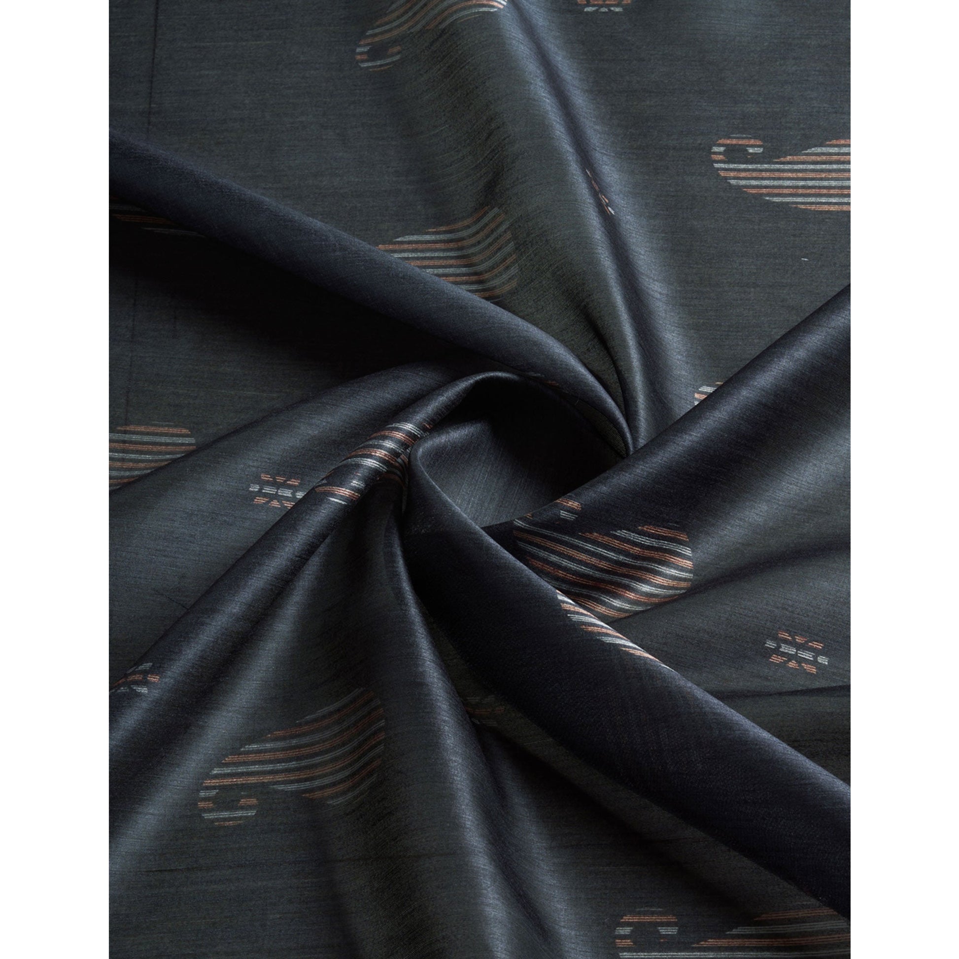 grey-digital-printed-bhagalpuri-silk-saree-with-tassels