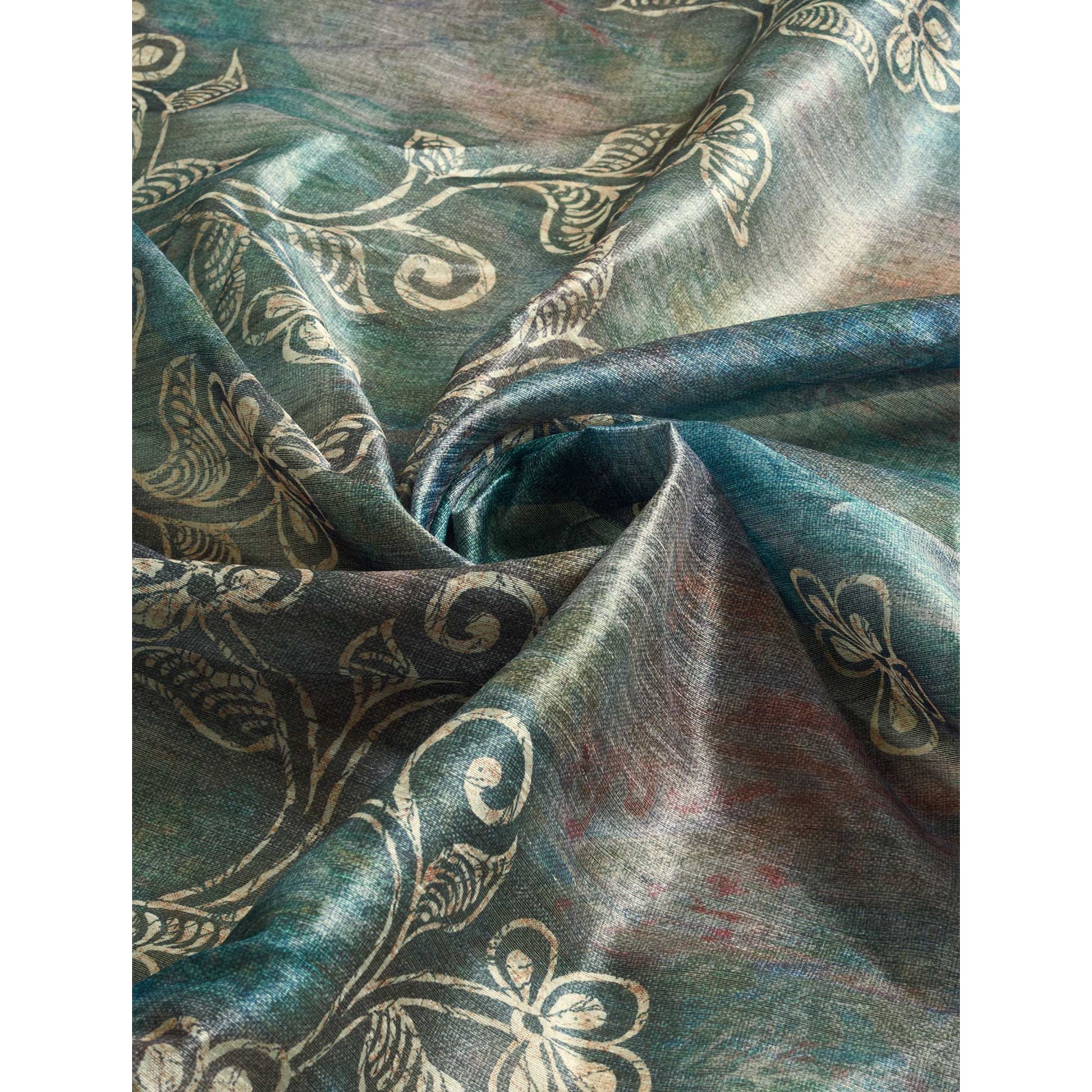 grey-digital-printed-bhagalpuri-silk-saree-with-tassels-1