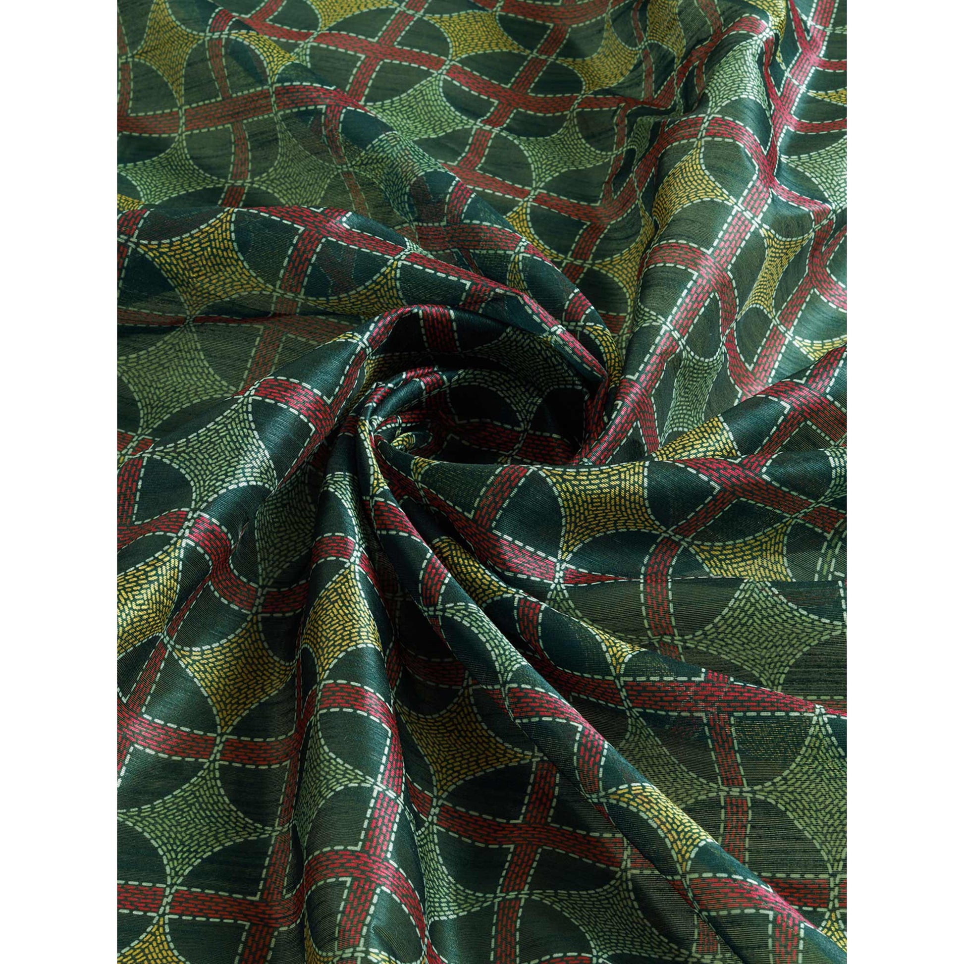 green-digital-printed-bhagalpuri-silk-saree-with-tassels-1