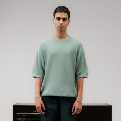 SUPERKICKS | RIBBED TEE { GREEN