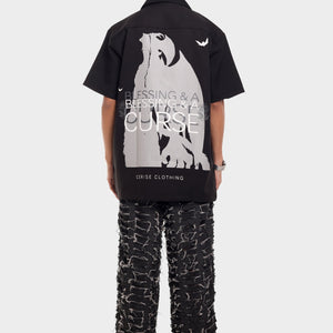 BLESSING AND A CURSE BOWLING SHIRT